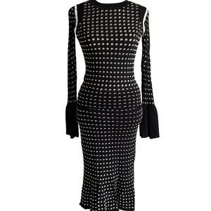 Rachel Roy Woman Summer Sweater Bell Sleeves Top & Skirt set🤩🤩🤩🤩🤩